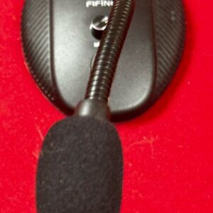Fifine Black Microphone with Stand